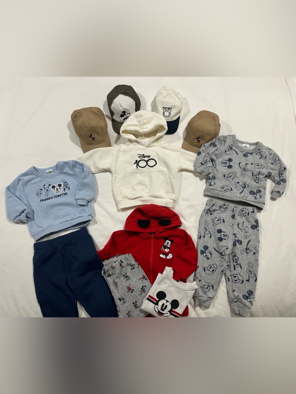 Disney Mickey Mouse Kids Clothing & Cap Bundle - 9-24months
